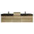 Golitz Wall-Mounted Double Bathroom Vanity Set-65239717