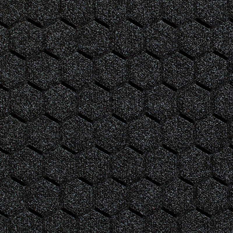 Paillasson intérieur 23 po x 35 po WaterHog Honeycomb, Gris anthracite