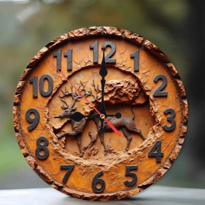 Horloge murale en pierre