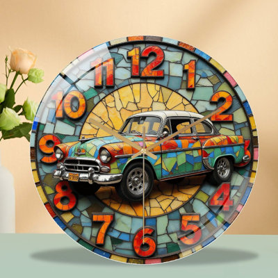 Horloge murale rétro 12 ''