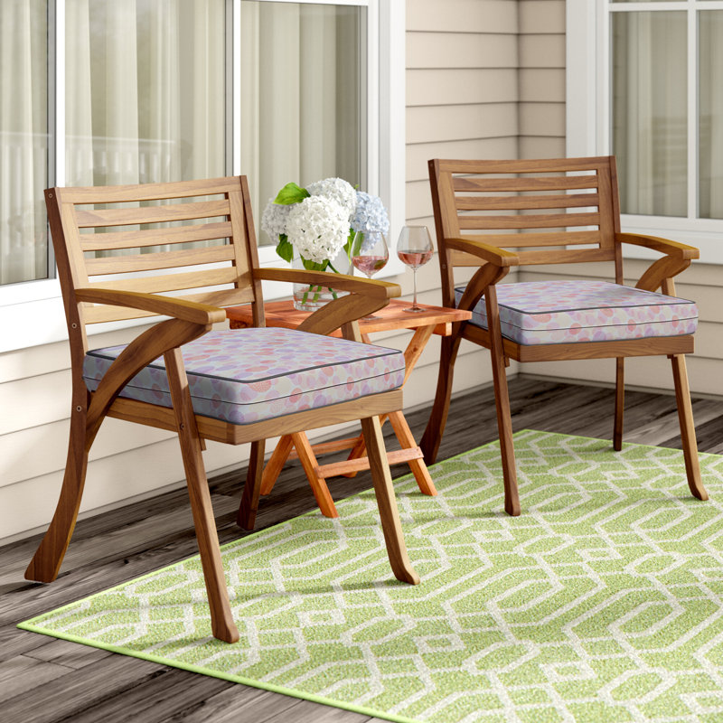 Outdoor Waterproof Square Seat Cushion Cover, Individual Box Cushion Sofa Couch Cover With Piping