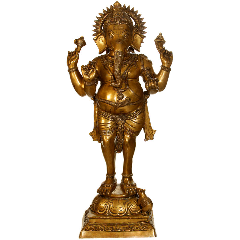 Ganesha debout de grande taille, une forme de Gakapati de Tryakshara