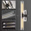 Appliques murales en verre de luxe en laiton Zolee, ensemble de 2 appliques murales en laiton-199857044