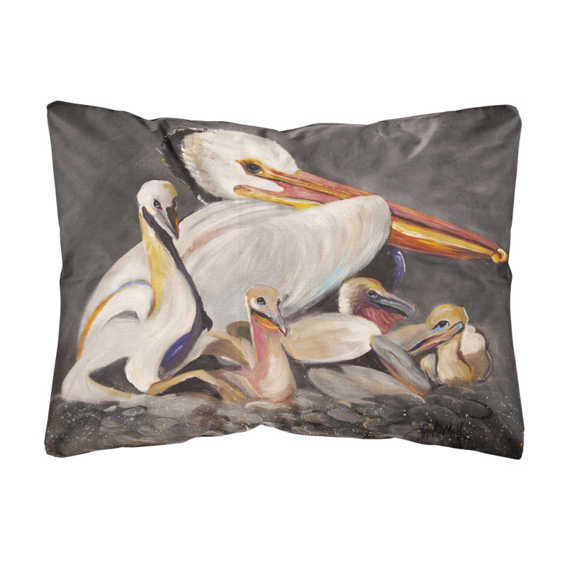 Coussin décoratif intérieur/extérieur pelican