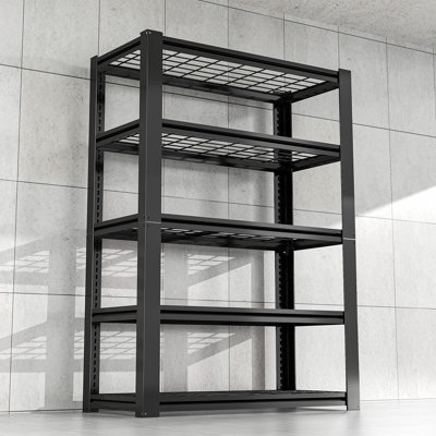 Makeace 72''H  Metal Heavy Duty Shelving Unit for Garage, Warehouse.