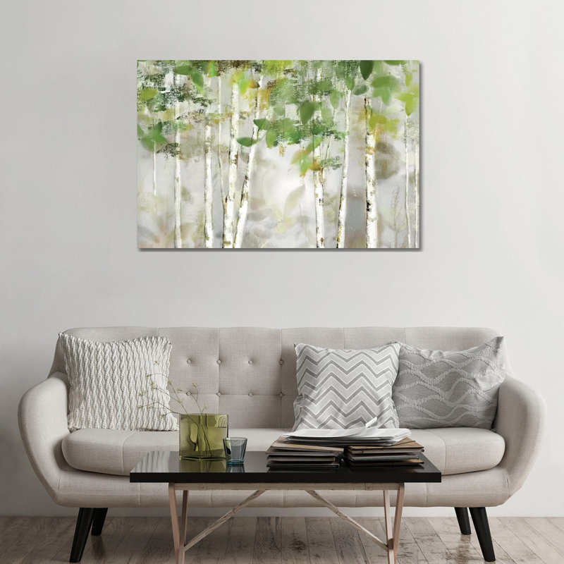 " Evergreen Forest " by Nan, Wrapped Canvas, 32" H x 48" W x 1.5" D