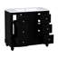 Modern Bathroom Vanity Cabinet With Resin Basin-1077249825