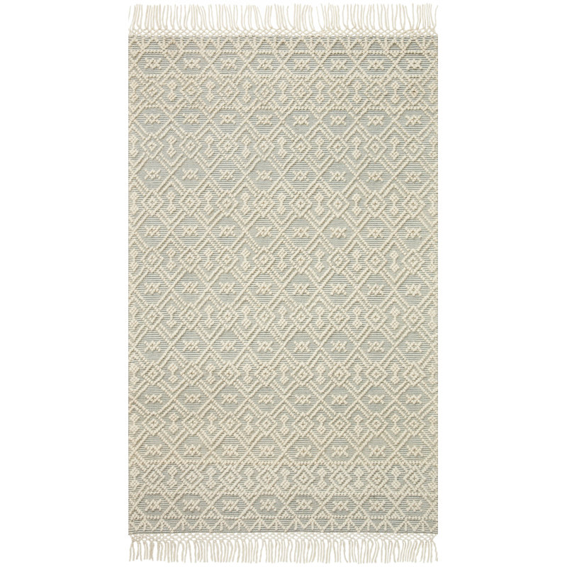 Gault Cotton Geometric Indoor Rug, Rectangle 5' x 8'