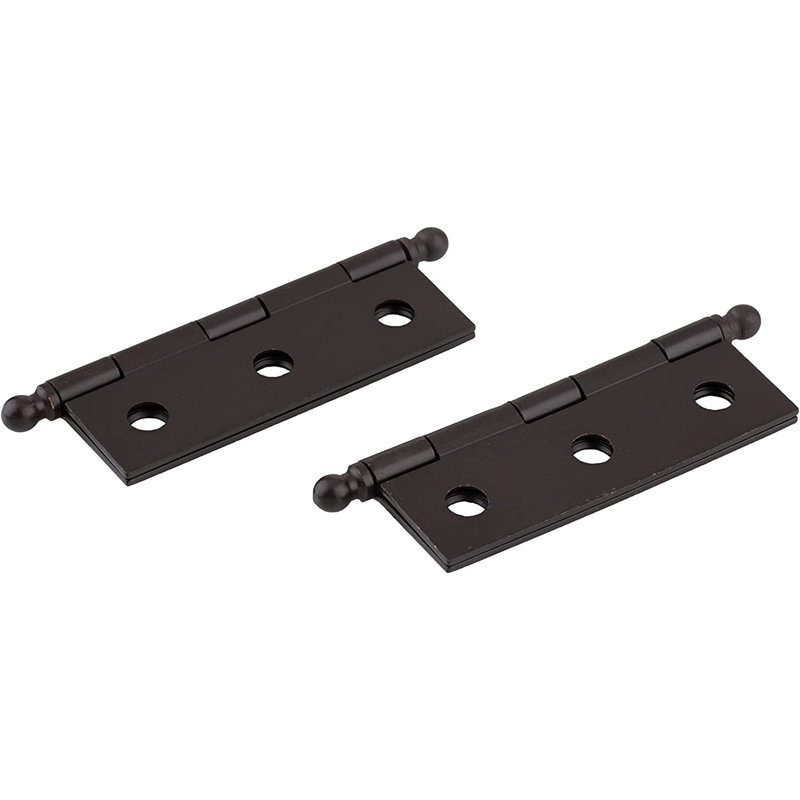 Charnières plaquées avec embouts sphériques, Bronze huilé