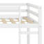 Lit mezzanine en bois avec échelle-597268897