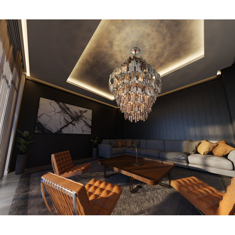 Vienna 28 - Light Dimmable Tiered Chandelier
