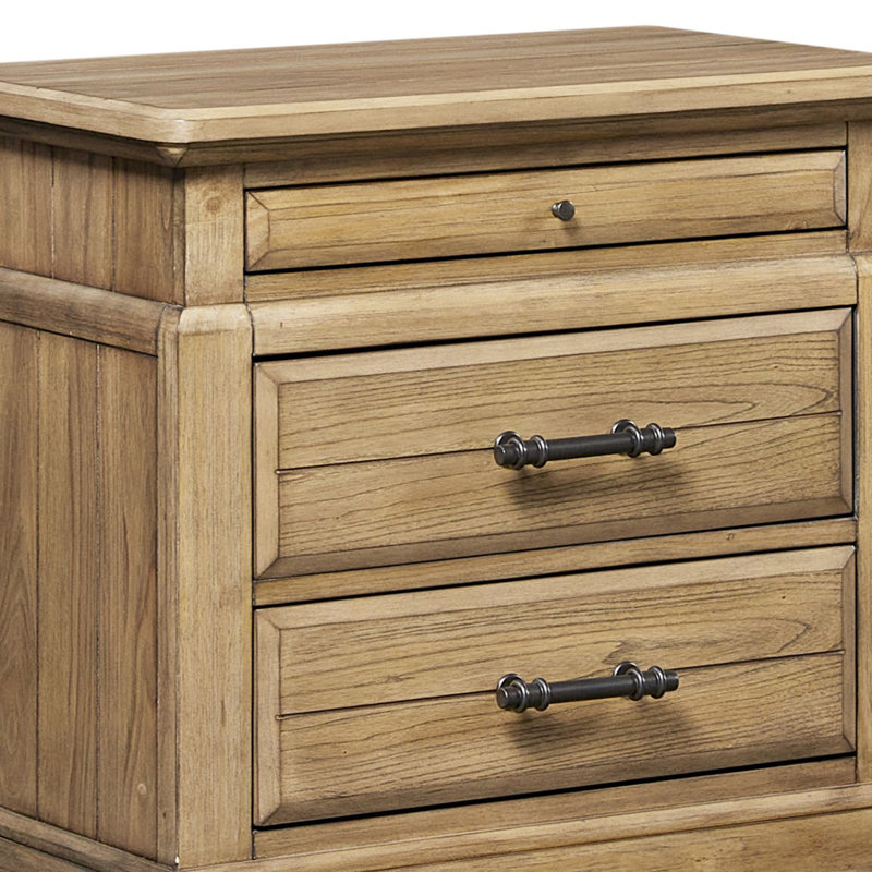 2 Drawer Nightstand w/ Tray