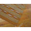 Warm Casual Antique Navajo Native American Flat Weave Rug