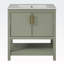 Meuble-lavabo blanc 30 po avec lavabo en céramique et rangement polyvalent-1627237650