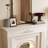 Beige Solid Wood Electric Fireplace-1267917166