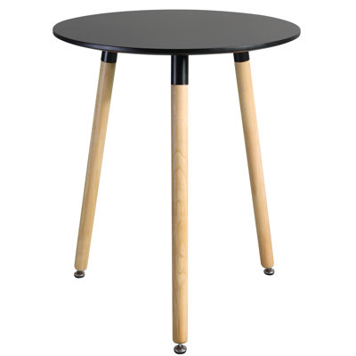 Modern Round, Thickness MDF Top Dining, Mid-Century Table for Living Room.