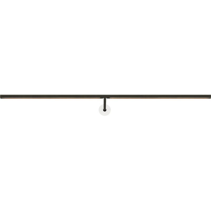 Plural Dome Picture Light, Bronze, 0.5" H x 30" W x 8.9" D, 20.8