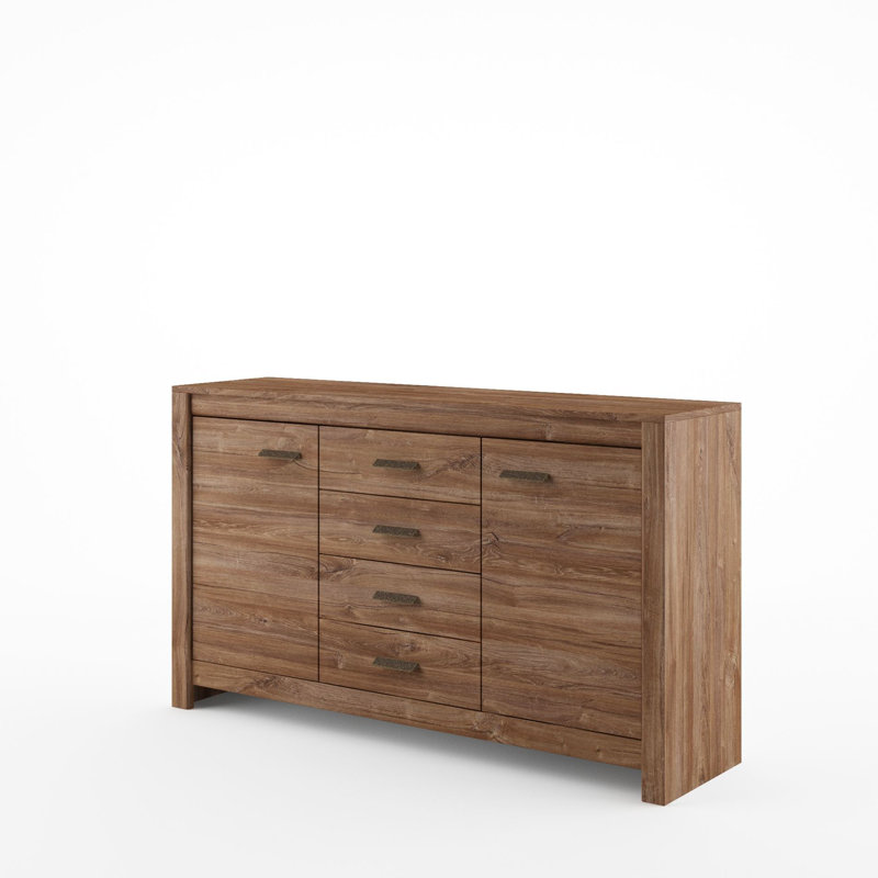 Saskia 157cm W 4 - Drawer Chest of Drawers