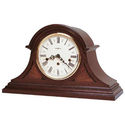 Roman Numeral Mahogany Solid Wood Mechanical Clock