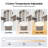 44"   Flush Mounted Led Ceiling Fan With Remote ,3 Reversible Plywood Blades-882260670