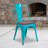 Kewaunee Metal Stackable Chair with Wood Seat-1976427547