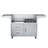 Chariot large en acier inoxydable 42 po edgestar
