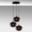 Shabbona 3 - Light Fume Cluster Pendant