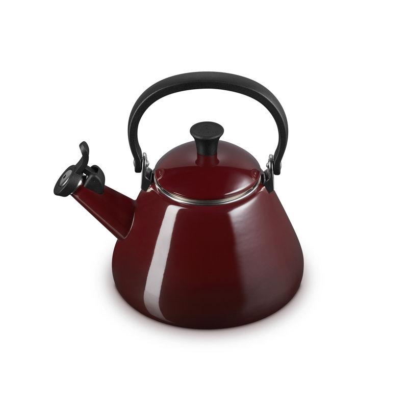 Le Creuset Kone Kettle with Fixed Whistle 1.6L, Garnet