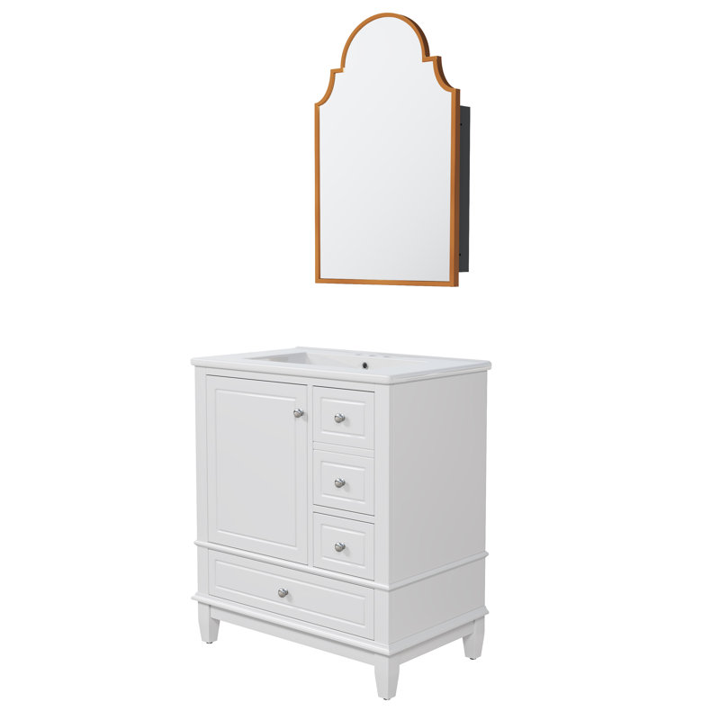 Gytha 30" Bathroom Vanity With Medicine Cabinet
