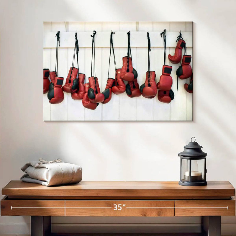 Gants de poinçonnage rouges Sireci, H 16 po x l 24 po