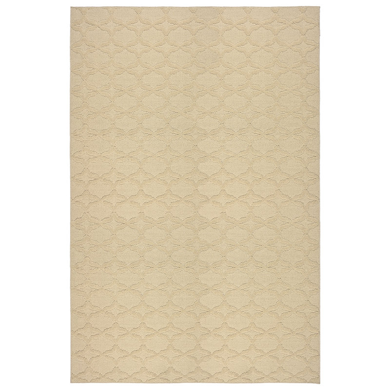 Tapis brun clair à motif géométrique Togut, Rectangle 6 pi x 9 pi