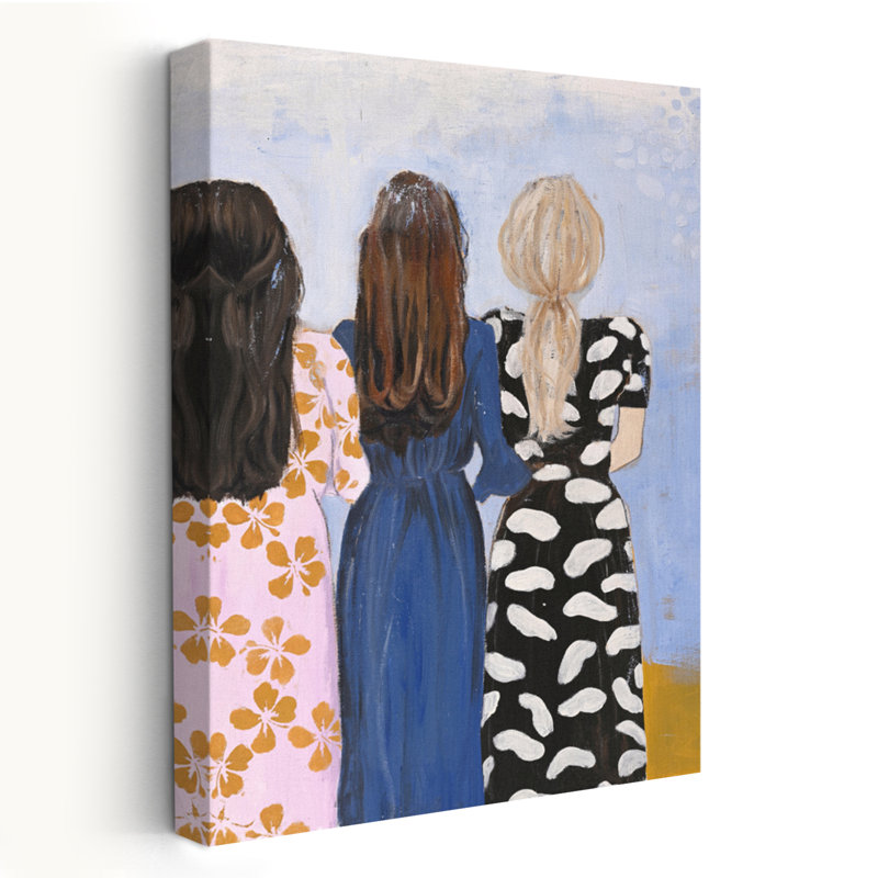 Girlmatch - Art figuratif, H 24 po x l 16 po