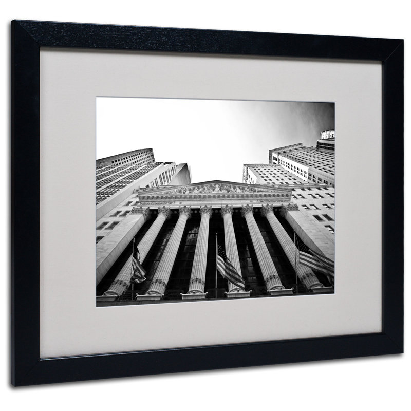 Black Framed New York Stock Exchange Canvas Artwork
