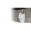 Cotton Gender Neutral Mid-Calf Bathrobe with Pockets and Hood-16565424-16565429