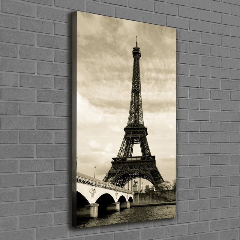 Eiffel Tower Paris - Wrapped Canvas Print