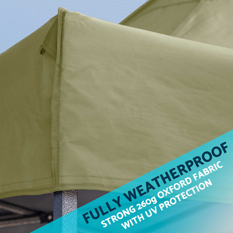 Premium 3m x 4.5m Steel Pop-Up Gazebo, Beige