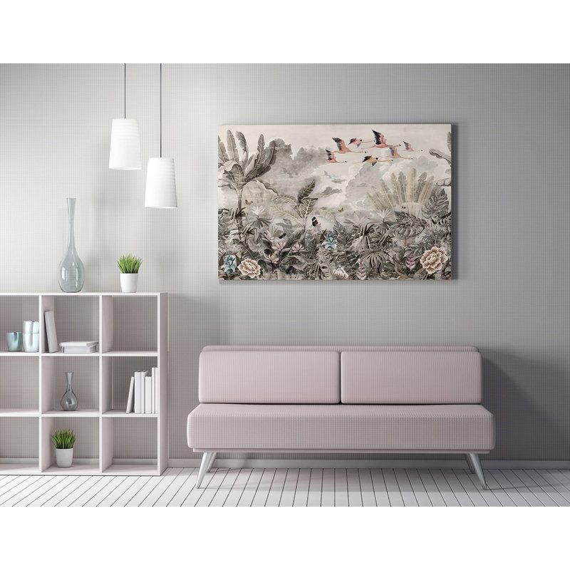 Stunning Decorative Canvas Painting, 27.6 x 39.4 inches | 50% Cotton / 50% Polyester, Digital Printing on Canvas | Sturdy 0.8 x 0.8 inches Wooden Frame, Perfect for Living Room or Office Décor, Eye-Catching Wall Art