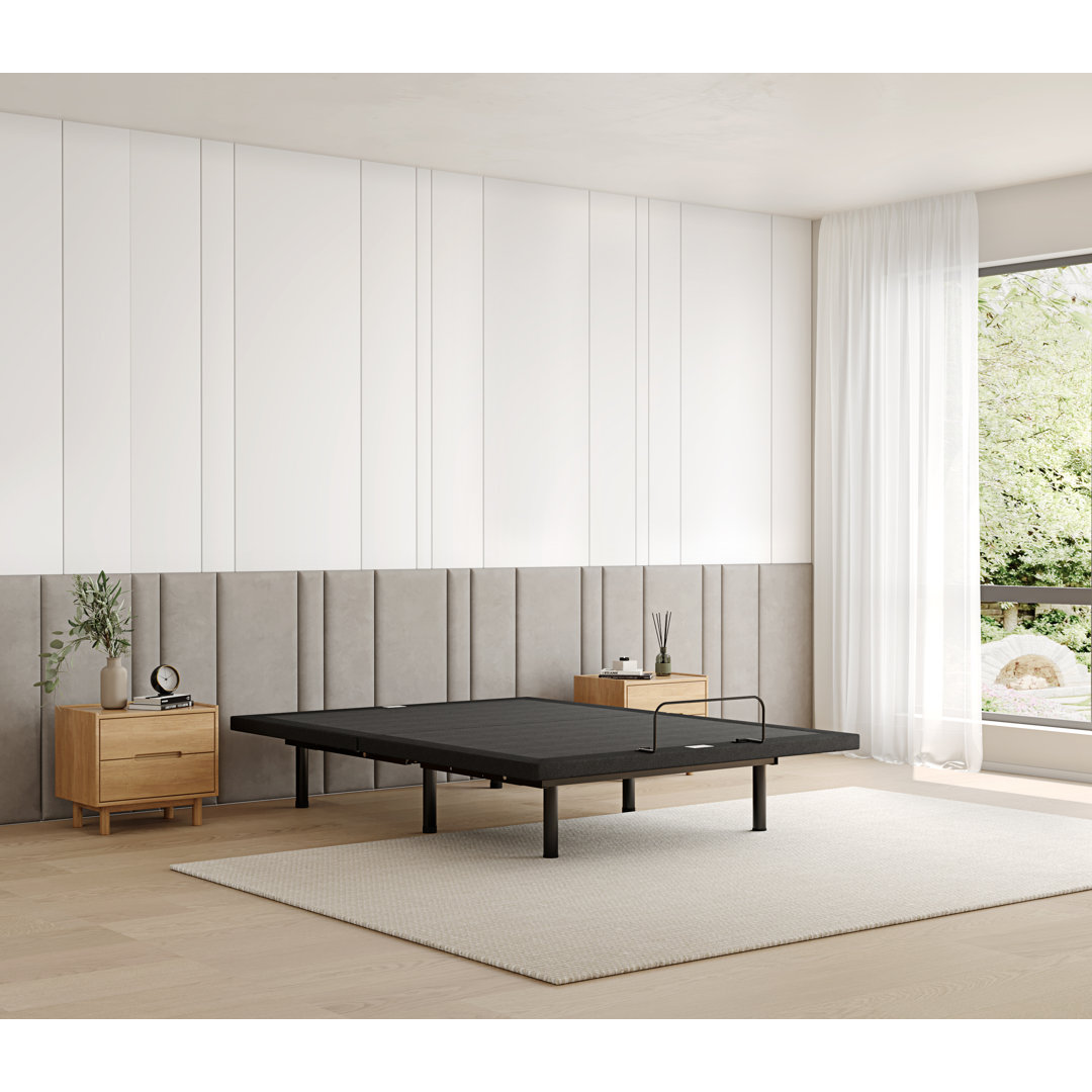 EGOHOME 15" Massaging Zero Gravity Adjustable Bed With Wireless Remote and USB Ports & Massage-APP Head & Foot Incline EGOHOME 