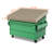 Multipurpose Outdoor Dumpster Cover, High Density, Durable & UV Resistant Waterproof Trash Can Cover-34247537