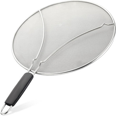 Zulay Kitchen Stainless Steel Splatter Screen