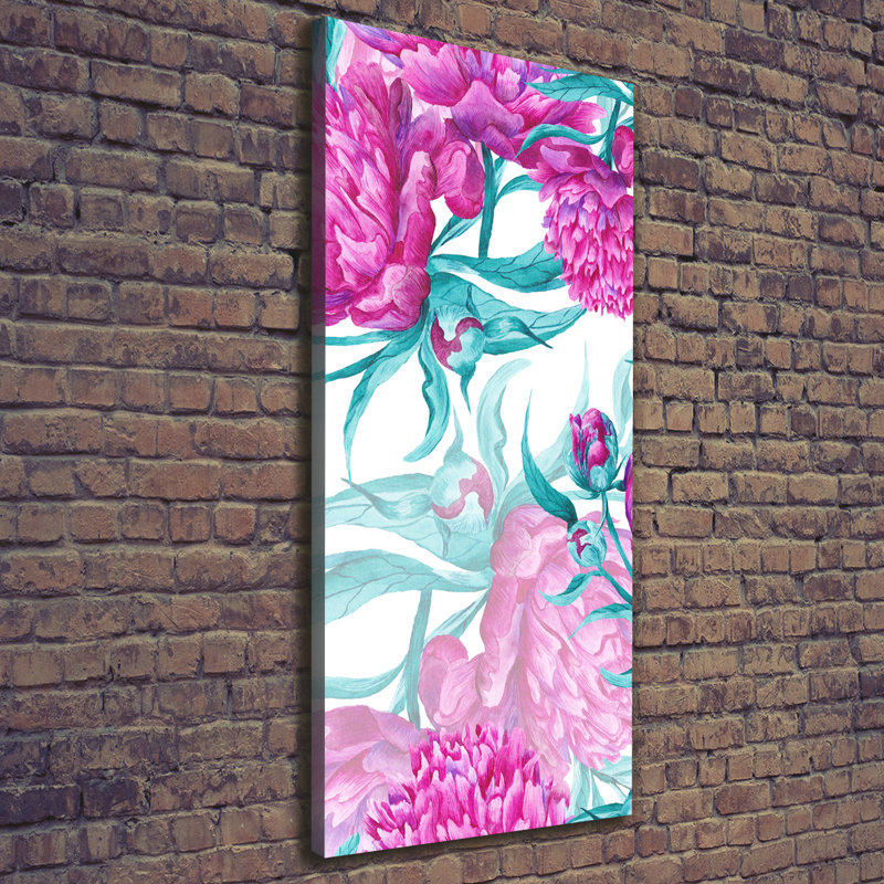 Peonies - Wrapped Canvas Print
