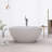 55-Inch Freestanding Solid Surface Bathtub With Drain-117989350