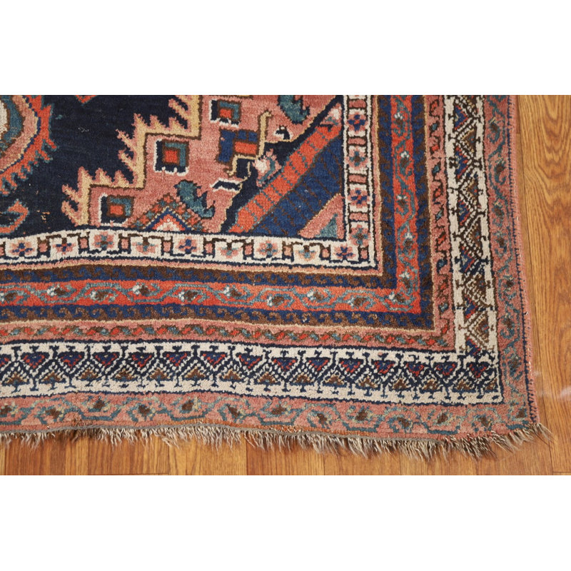 Tapis traditionnel avant teinture végétale pré-1900 4 x 5