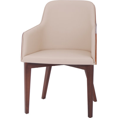 Chaise avec accoudoirs en noyer américain Hudson