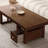 Modern simple rectangular coffee table living room-106325120