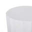 TABLE DE BOUT ， Aucun assemblage requis, table de bout blanche