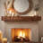 Solid Wood Live Edge Fireplace Shelf Mantel