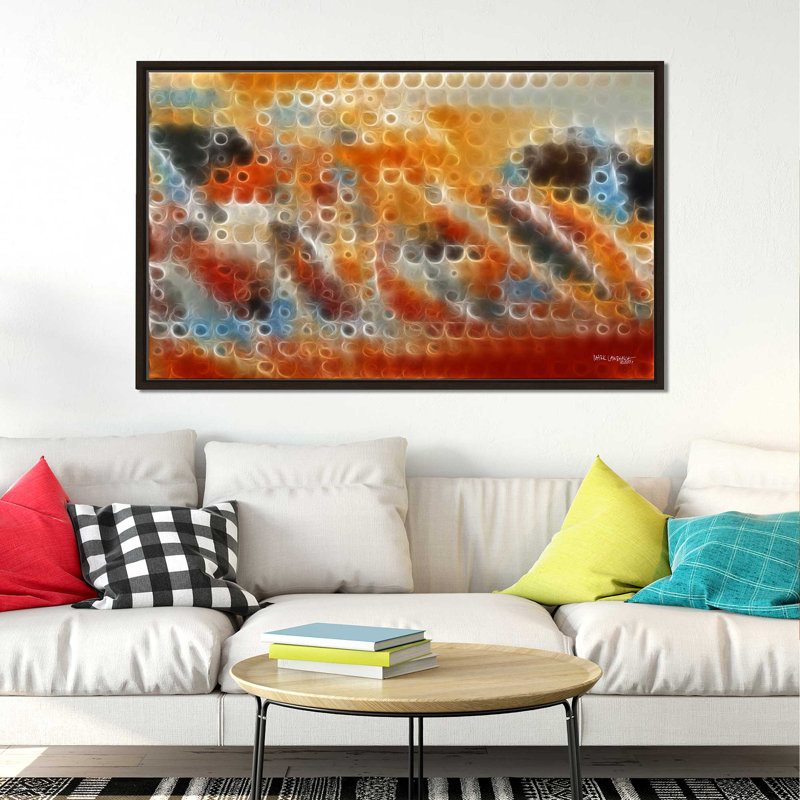 » par grace. « ephesians 2:8 », impression, H 39,5 po x l 63,5 po x P 2 po, Cadre flottant espresso
