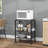 Reauna 78cm H x 60cm W Utility Cart with Wheels-1557252023