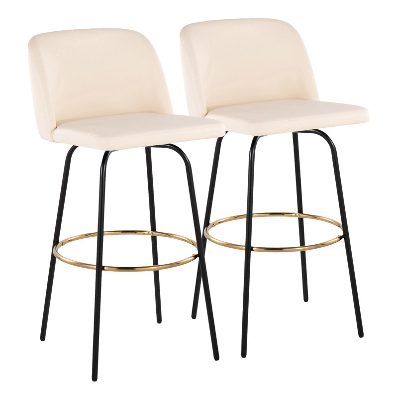 Tabouret de comptoir pivotant 29,75 po Lakyia